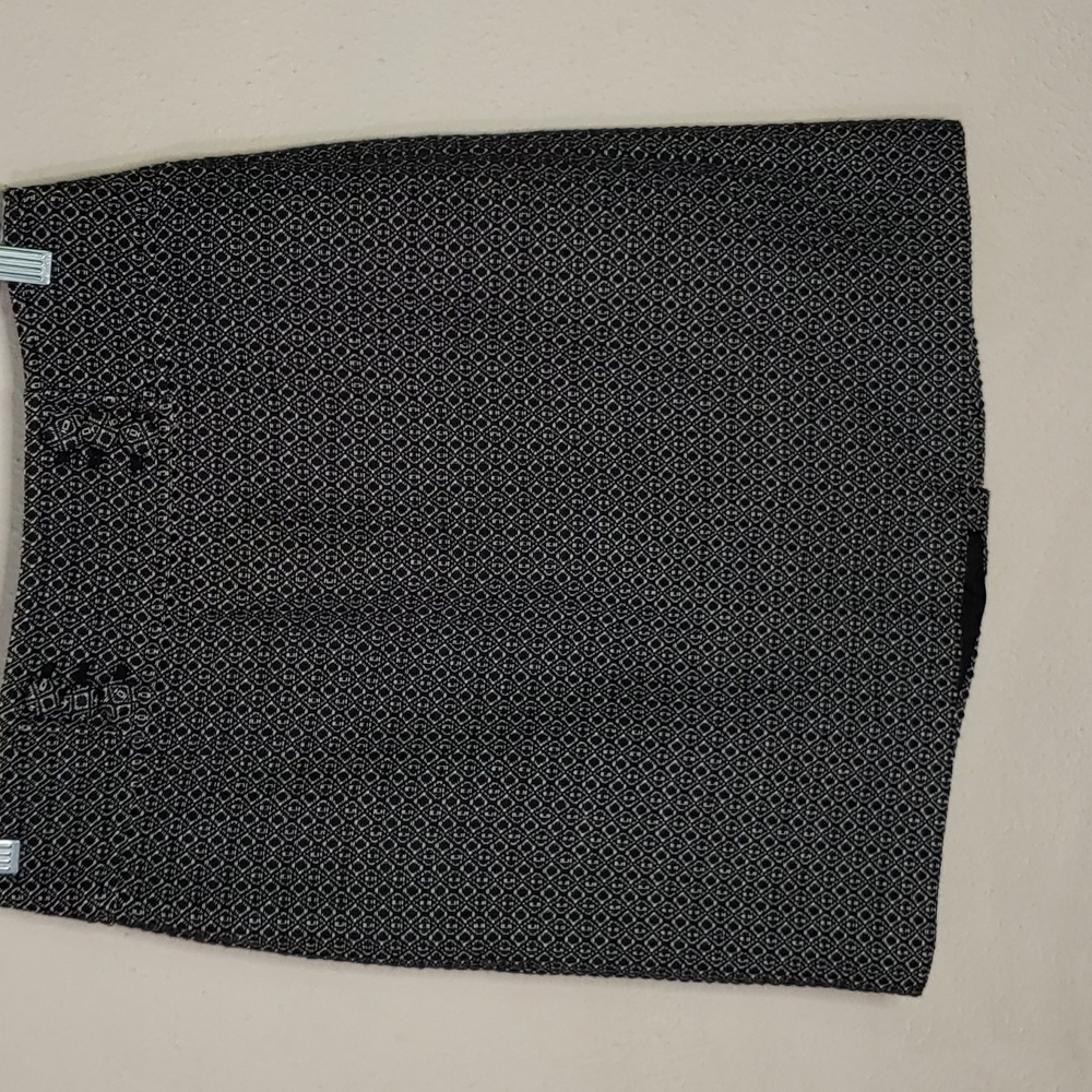 Ann Taylor Petites Women's Size 2P Cotton/Wool Blend Side Zip Skirt